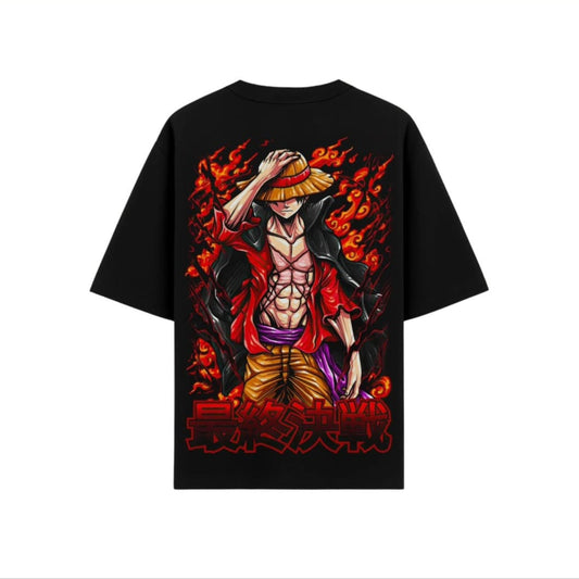 LUFFY STRAW HAT - OVERSIZE T-SHIRT