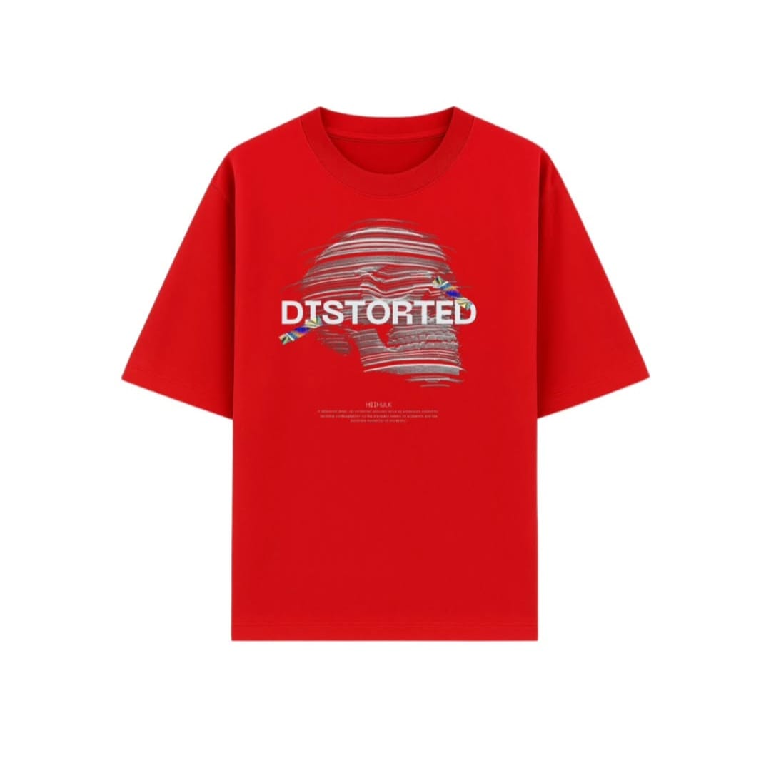 DISTORTEDđź’€SKULL - REGULAR FIT T-SHIRT