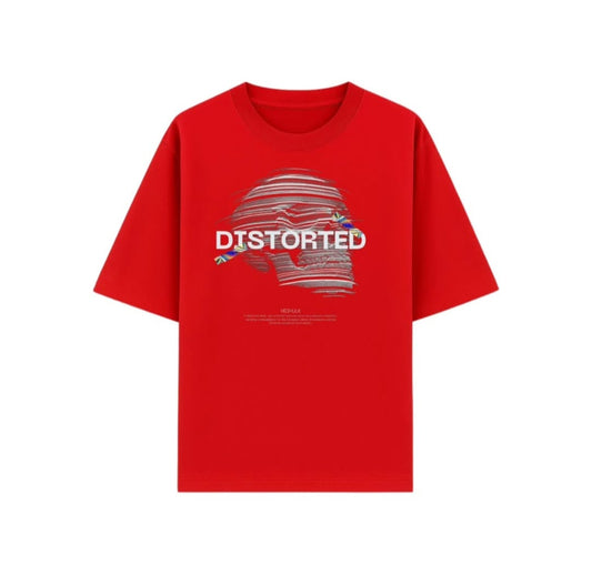 DISTORTED💀SKULL - REGULAR FIT T-SHIRT